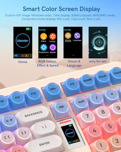 Keymatic WK98 Foundation Mechanical Keyboard, Pink Creamy Gaming Keyboard