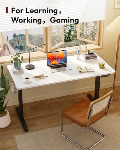SANODESK One-Piece 1'' Thick Height Adjustable Standing Desk 55''x28''