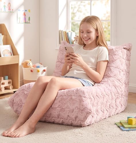Hobestluk Medium Bean Bag Chairs Lounge Floor Chair BeanBag Couch Togo Sofa