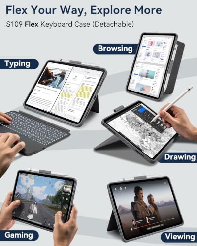 iPad Pro 11 (4th/3rd/2nd/1st Gen) & Air 11 inch 5/4th Keyboard Case