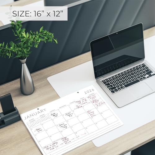Aesthetic 2026 Desk Calendar - Runs From January 2026 Until July 2027