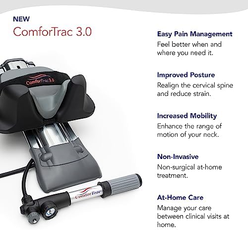 ComforTrac Premium Home Cervical Traction Kit 3.0, Neck Therapy, Discomfort Relief, Relieve Cervicalgia, Degeneration of Disc, Spondylosis, and More