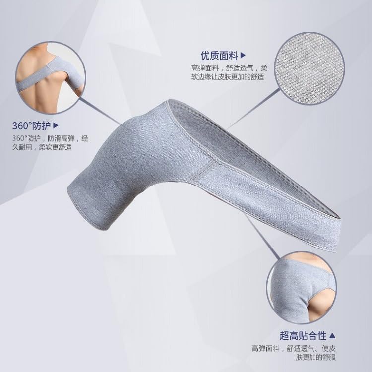 Compresfit - Men & Women Premium Compresfit Bamboo Shoulder Brace (Universal Fit Left/Right) Original, Universal for Work & Sports (S) (Medium)