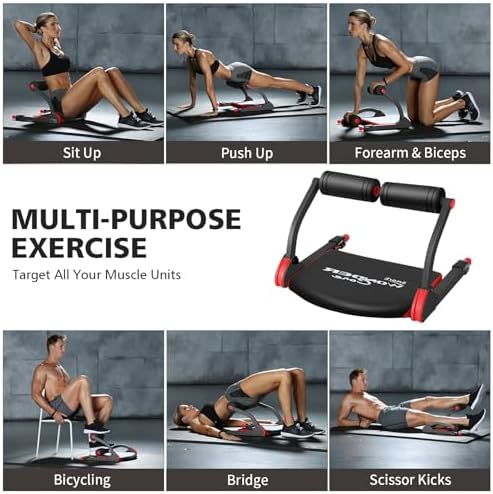 Wonder Core Smart, Ab Machine, Ab Workout Equipment, Sit Up Machine & Exercise Equipment, Ab Crunch Machine for Stomach Workout, Ab Core Trainer Abdominal Machine for Home Gym