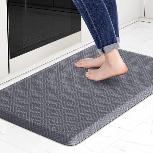 Anti-Fatigue Kitchen Mats for Floor Standing and Comfort Desk Mats 17"x28"