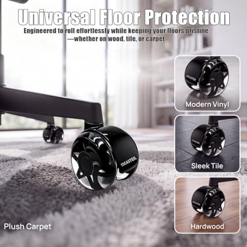 3 Inch Office Chair Wheels, Heavy Duty Replacement Wheels for Office Chair