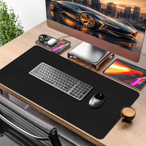 Wrist Rest Support for Mouse Pad&Keyboard Set(9×9.8 Inches, Pink)