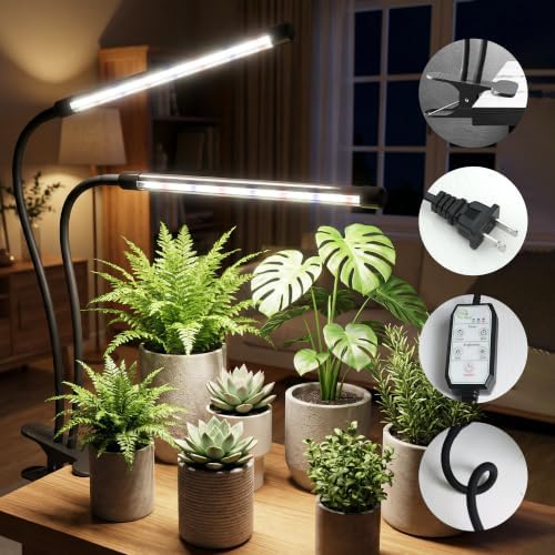 GooingTop Grow Light,6000K Full Spectrum Indoor Plant Growing Lamp