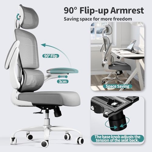 TRALT Office Chair Ergonomic Desk Chair - Gaming Chair with Lumbar Support