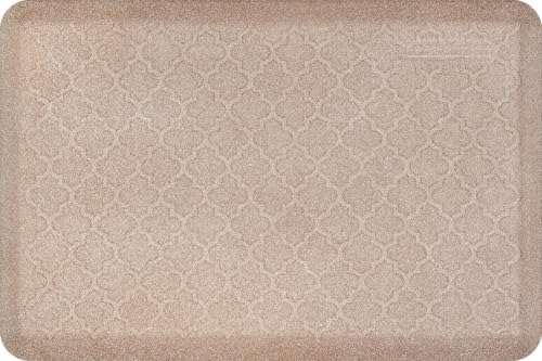WellnessMats Trellis Collection Anti-Fatigue Floor Mat, Polyurethane – Ergonomic Support Pad for Home, Kitchen, Garage, Office Standing Desk – Water Resistant - Made in USA