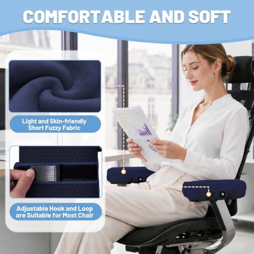 SPRING SEAON Office Chair Arm Covers Pads Premium Desk Chair Elbow Pads