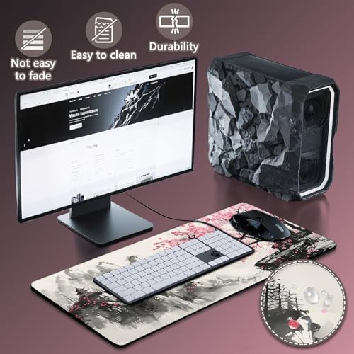 Gaming Mouse Pad, Large Mouse Pads for Desk, Mousepad Desk Matt for Desktop