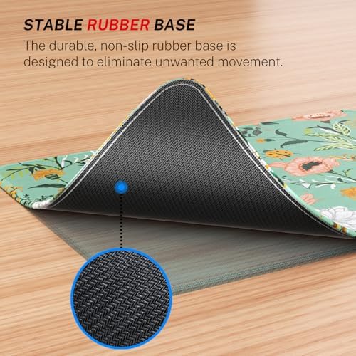 MROCO Essential Office & Gaming Mouse Pad, 8.5 x 11 Inch, Garden Whispers