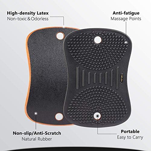 FEZIBO Standing Desk Mat Balance Board, Obsidian Black