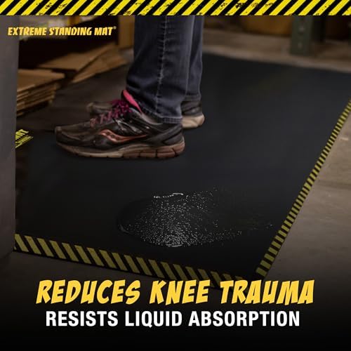 Standing Mat Anti-Fatigue for Work, 2' x 3' x 1", 6-Pack Foam Mats