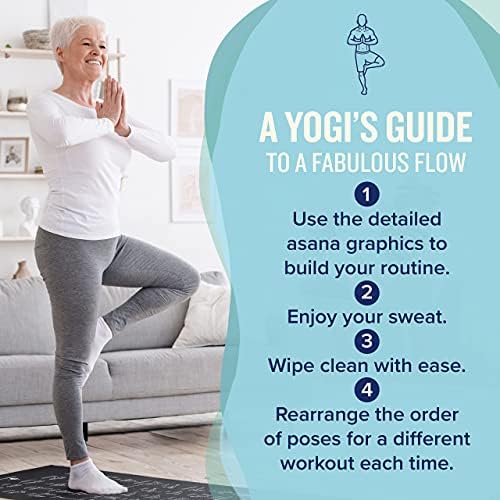 NewMe Fitness Thick Yoga Mat for Women and Men - 5mm Non Slip Pilates Mat