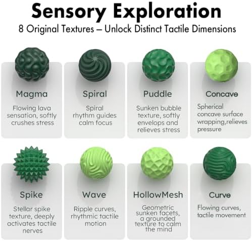 Magnetic Sensory Fidget Balls (8PCS), Weighted Magnet Balls Fidget Toys
