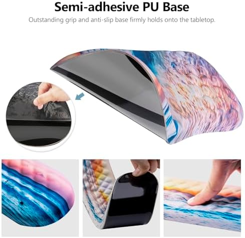 Ergonomic Mouse Pad with Wrist Support and Keyboard Wrist Rest Set