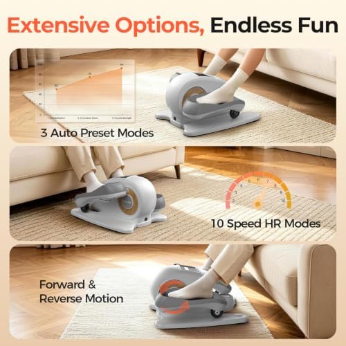 YOSUDA Under Desk Elliptical Machine, Seated Pedal Exerciser for Seniors