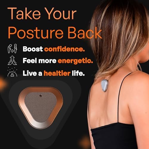 Straight Plus AI Powered Posture Corrector Trainer Device (Necklace Included) - Back Brace Smart Straightener Office Work Support - Back Postur Corrector Device - Posture Corrector for Women & Men