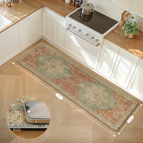 GENIMO Anti Fatigue Kitchen Mats for Floor 23"X71", Runner Rug,Multi