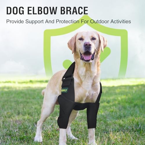 Dog Elbow Brace for Large Breeds, Shoulder Support & Easy Mobility