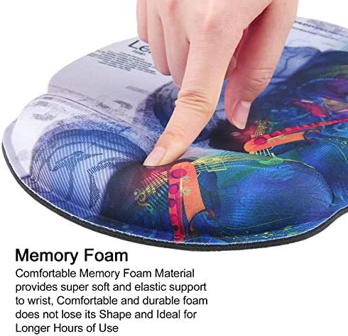 Mouse Pad Wrist Support Ergonomic Mousepad for Desk Laptop