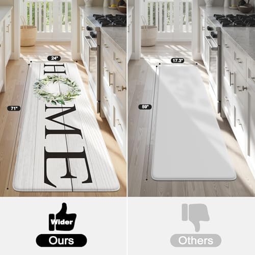 KIMODE Kitchen Mats for Floor Anti Fatigue Cushioned Long Kitchen Rugs