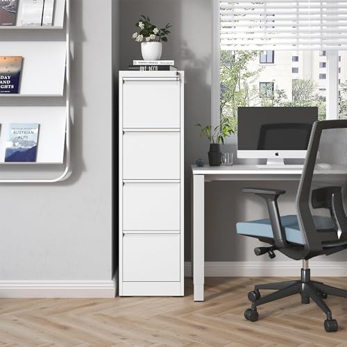 4 Drawer File Cabinet with Lock,Metal File Cabinet for Home Office