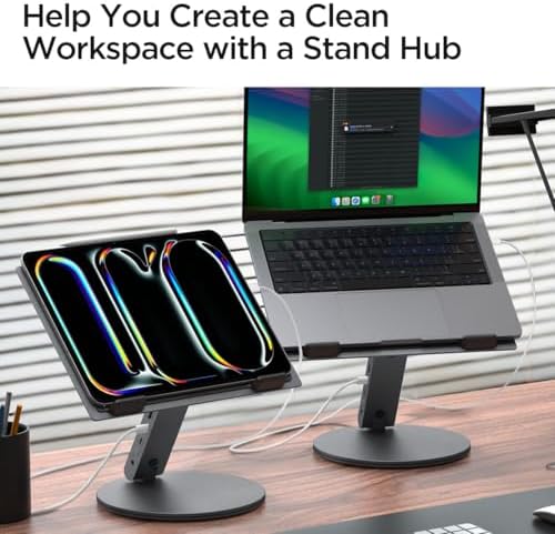 Spigen for 6-in-1 Hub Laptop Stand with Ventilation, ArcDock