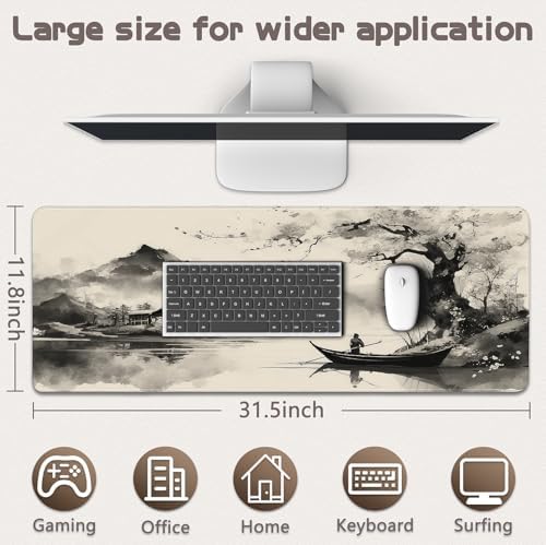 Gaming Mouse Pad, Large Mouse Pads for Desk, Mousepad Desk Matt for Desktop