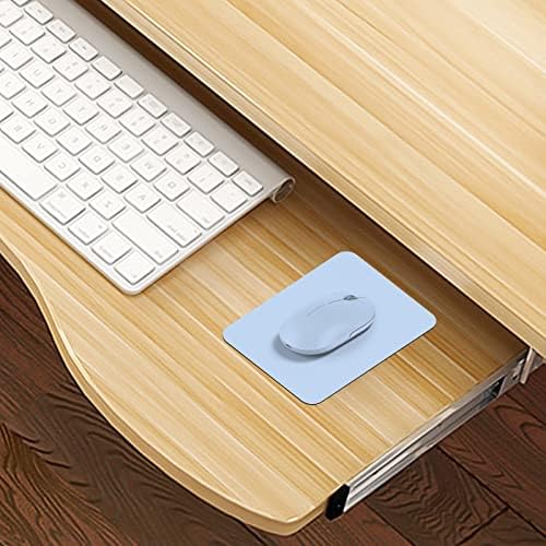 Small Mini Mouse Pad, 5x6 & 5.7x7.5 Inch, Portable, Waterproof, Non-Slip Rubber Base, Fits Wireless Laptop, Blue