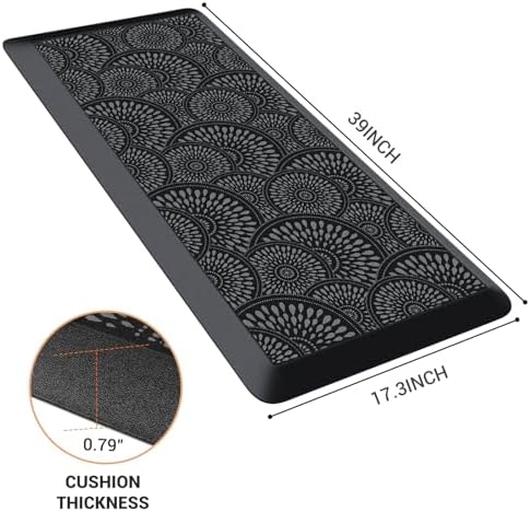 Mattitude 4/5 Inch Kitchen Mat, Waterproof Non-Slip Standing Mats and Rugs