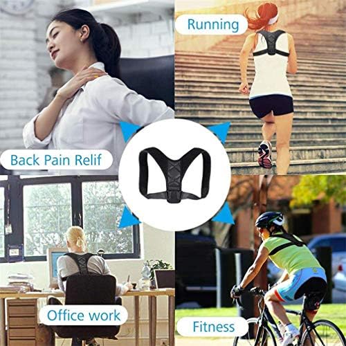 Back Posture Corrector for Men and Women, Adjustable Back Brace Strap, Comfortable Clavicle Support Device Posture Correction Belt, for Improve Humpback, Neck, Shoulder, Upper Back Pain Relief (XL)