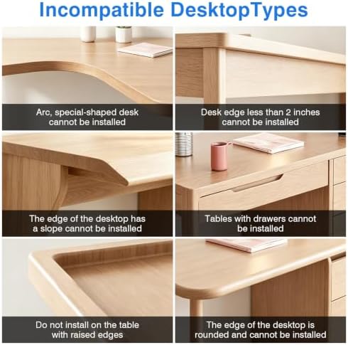 Laptop Stand Vertical, 2-Slot Under Desk Laptop Holder