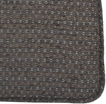 Klear Vu Raindrop The Gripper Non Slip Chair Cushions, Soft & Comfortable Seat Pad, Sitting Pillow for Kitchen, Dining or Office, 4 Count (Pack of 1), 04 Gray