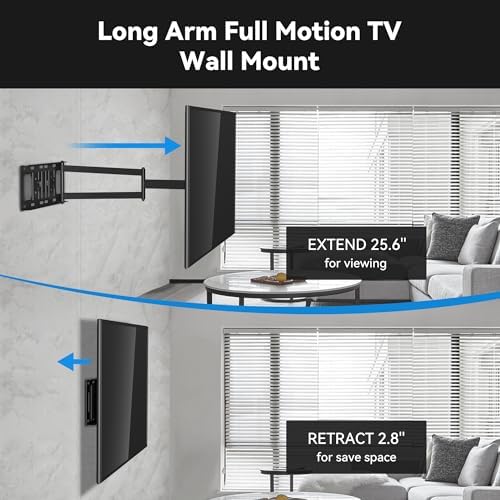 FORGING MOUNT Long Arm Corner TV Wall Mount for 26-60 Inch TVs