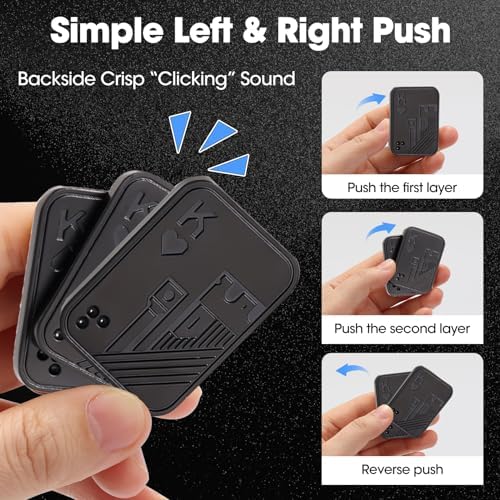Fidget Slider, Poker Push Card, Fidget Toys Adults, Fidget Clicker