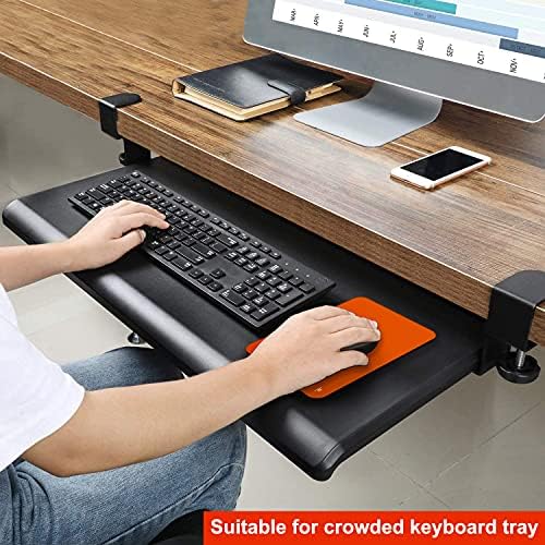 Audimi Small Mouse Pad 6 x 8 Inch, Mini Mouse Pad Thick for Laptop Wireless Mouse Home Office Travel, Portable & Washable (Orange)