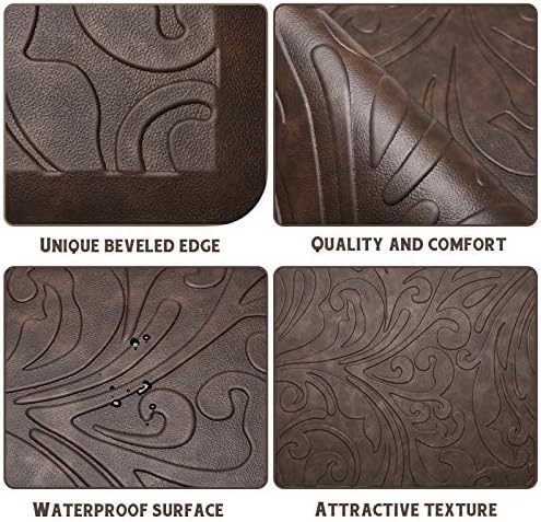 Kitchen Mat Cushioned Anti-Fatigue Comfort Standing Mat Rug for Home,Office