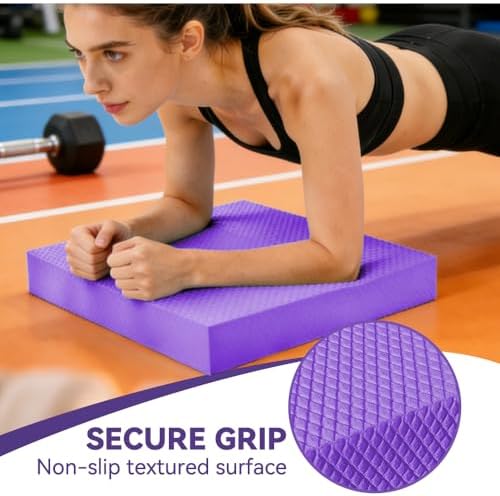 Large Thick Balance Pad Non-Slip Stability Trainer Yoga & Pilates