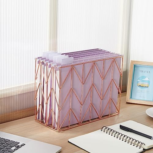 Y YOMA 36 Pack Gradient Hanging File Folders Letter Size Decorative Hanging Folder Pretty File Folder Organizer for Filing Cabinet Office Home with 1/5-Cut Adjustable Tabs, Dusty Violet