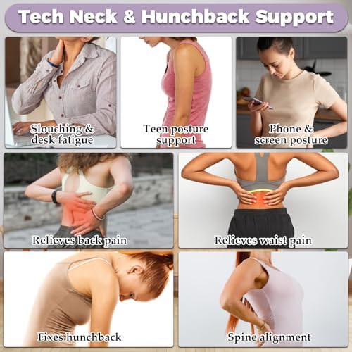 2PCS Posture Corrector Set,Nighttime Posture Brace Sleeping and Back Straps
