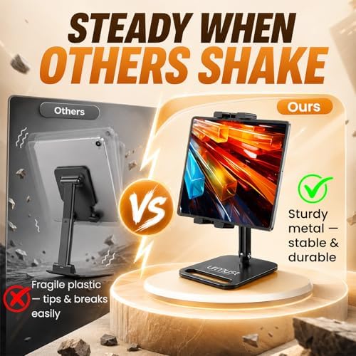 Urmust Portable Monitor Stand 15.6" with 360° Rotating Base A-S