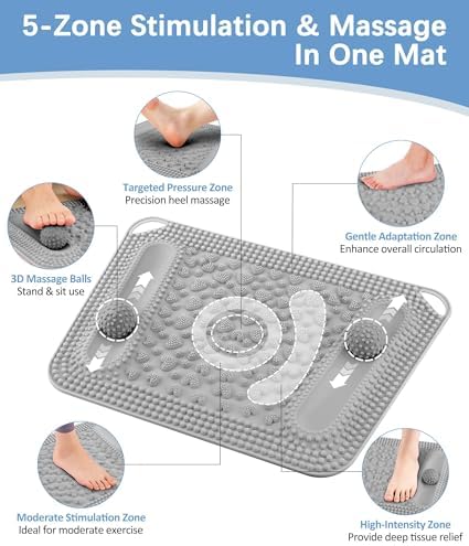 Foot Massage Acupressure Mat for Plantar Fasciitis Relief