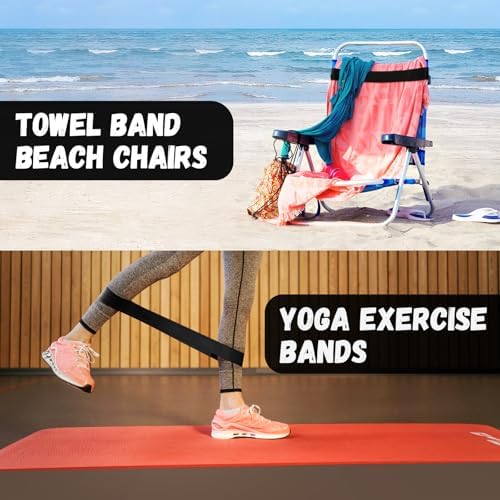 5 Pack Chair Bands for Kids with Fidgety Feet, ADHD Tools for Kids, Improve Focus & Reduce Restlessness, Chair Bands for Sensory ADHD ADD Autism - Classroom & Home Must Haves (Black)