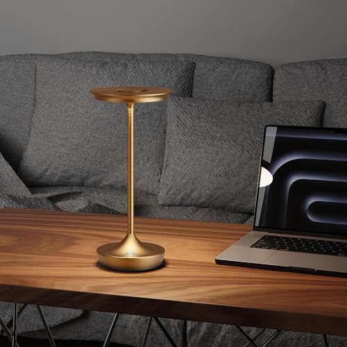 LED Rechargeable Cordless Outdoor 6000mAh Battery Table Lamp 2Pack Bronze