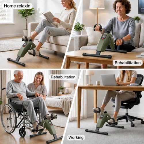 Under Desk Bike Pedal Exerciser for Arms and Legs