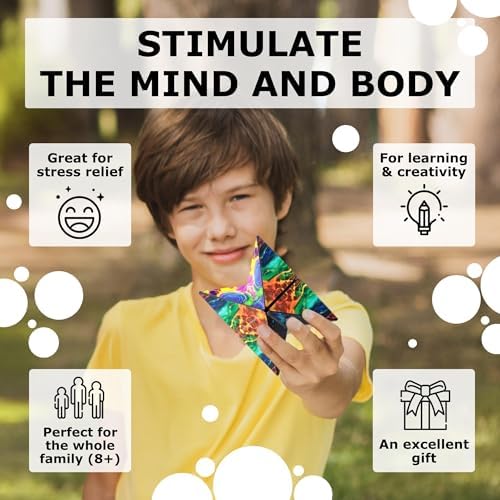 Shashibo OCTA Magnetic Puzzle Toy, Stress Relief Fidget Toy