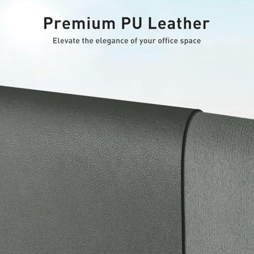 Bloss Leather Desk Mat - Jungle Green - 31.5" x 15.7"